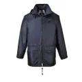 Portwest S440 Mens Lightweight Waterproof Classic Rain Safety Jacket Navy, Small