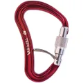 Omega Pacific Anodised Tephra Trapwire Screw-Lok Carabiner, 12 mm Size