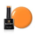 BLUESKY Gel Nail Polish Neon 4 [Orange Sorbet] Bright Orange Soak Off LED UV Light - Chip Resistant & 21-Day Wear 10ml