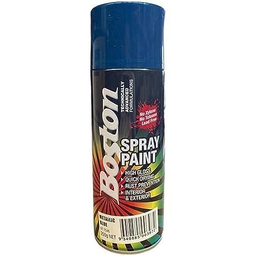 Boston Spray Paint 250 gram Metallic Blue