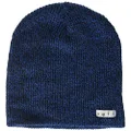 neff Men's Daily Heather Beanie Hat, Black/Blue, One Size US