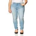 Celebrity Pink Jeans Women's Infinite Stretch Mid Rise Skinny Jean, Outsiders Wash, 7