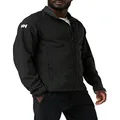 Helly Hansen Men's Paramount Water Resistent Windproof Breathable Softshell Jacket, 990 Black, Large