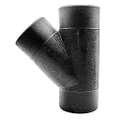 Sherwood Dust Extractor Plastic Y-Connector Fitting Size 125 mm