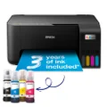 Epson EcoTank ET-2810 A4 Multifunction Wi-Fi Ink Tank Printer, with Up to 3 Years of Ink Included