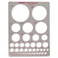 Pickett CHA1204I Circle Master Template, Range from 1/16 to 3 Inches in Diameter (1204I),Smoke