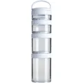 Blender Bottle 4-Piece GoStak Twist n' Lock Storage Jars Starter Pack, White