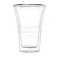 H&H Thermo Tumblers 2-Pieces Set, 330 ml Capacity, Transparent