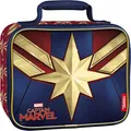 Thermos Soft Lunch Kit, Captain Marvel, Gold/Red/Navy