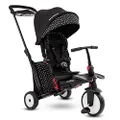 smarTrike STR5 6-in-1 Folding Baby Tricycle, Black & White