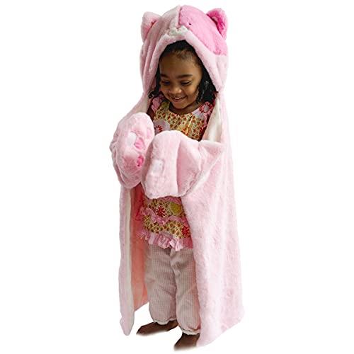 Animal Adventure® | Wild for Style™ | 2-in-1 Transformable Character Cape & Plush Pal | Pink Cat