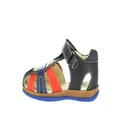 Surefit Aaron Boy's Sandal, Size 24, Navy-Multicolor