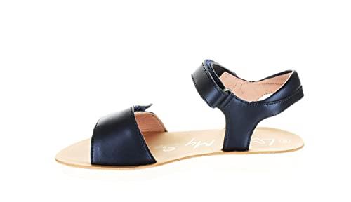 Surefit Opal Girl's Sandals, Size 33, Navy Shimmer