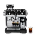 De'Longhi La Specialista Maestro Cold Brew EC9865.BM, Manual Coffee Machine, Cold Brew Coffee, Smart Tamping Station, 8 Hot and Cold Recipes, Manual and Automatic Milk Frothing, Black Metal
