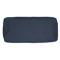 Classic Accessories Water-Resistant 48 x 18 x 3 Patio Bench/Settee Cushion Cover, Heather Indigo