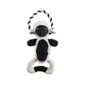 Charming Pet Scrunch Bunch Plush Dog Toy - Interactive Soft Cuddly Animal - Tough and Durable Squeaky Tug Toy, Lamb