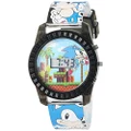 Accutime Sonic The Hedgehog Kids' SNC4008 Digital Display Quartz Blue Watch, Blue/Black, Digital