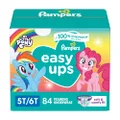 Pampers Easy Ups Training Pants Girls and Boys, Size 7 (5T-6T), 84 Count