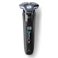 Philips Shaver Series 7000 Wet & Dry Electric Shaver with SkinIQ Technology, SteelPrecision Blades, Nano SkinGlide Coating and Motion Control Sensor, Ink Black, S7886/50