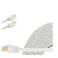 Edimax 40GbE Shielded CAT8 Network Cable, White, 1 Meter