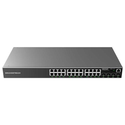 Grandstream Enterprise 24 Gigabit 4 SFP Ports Layer 2+ Managed Network Switch