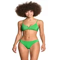 Maaji Womens V Wire Bralette Bikini Top, Bright Green, Large US