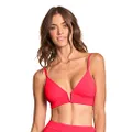 Maaji Womens Cherry Red Parade Long Line Triangle Bikini Top, Bright Red, Large US