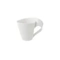Villeroy & Boch 1025251300 New Wave Coffee Cup, 200 ml, Premium Porcelain, White