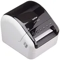 Brother QL-1110NWB Label Maker, Wireless/USB 2.0/Network/Bluetooth, Shipping & Barcode Label Printer, Desktop, Up to 4 inch Wide Labels, Includes 41 x Large Shipping Labels & 62mm Continuous Tape Roll