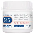 E45 - Dermatological Cream For Dry Skin Conditions | Non Greasy Emollient | Hypoallergenic | 125g