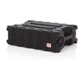 Gator Cases Pro Series Rotationally Molded 3U Rack Case with Shallow 13" Depth; Made in USA (G-PRO-3U-13),black