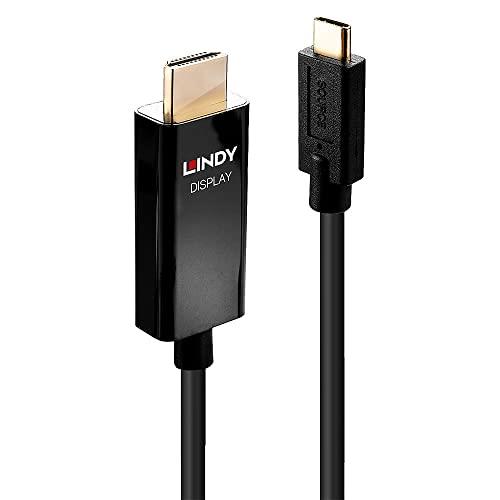 Lindy USB Type C to HDMI 4K60 Adapter Cable, 2 m Length