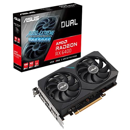 Asus AMD Radeon DUAL-RX6400-4G RX 6400 4GB GDDR6 Graphics Card
