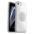 Otterbox Otter + Pop Symmetry Rugged Case for Apple iPhone SE (3rd/2nd Gen)/8/7, Clear