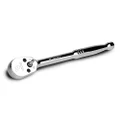 Capri Tools 12500C 1/2-Inch Drive Low Profile Ratchet, True 72-Tooth, 5-Degree Swing Arc
