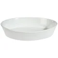 Home Oval Porcelain Baking Dish, 30 cm x 20 cm Size, White