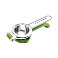 KitchenAid Citrus Juice Press Squeezer for Lemons and Limes with Seed Catcher and Pour Spout,Green