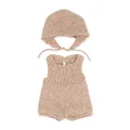 Miniland - Knitted Doll Outfit 38cm - Romper & Bonnet