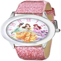 Disney Princess Tween Stainless Steel Analog Quartz Watch, Pink, Children's Watches