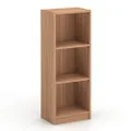 Merryluk 3 Tier Bookshelf, Geometric Bookcase Anti-Toppling Device, Freestanding Industrial Decorative Display Shelf, Storage Shelving for Living Room Home Office