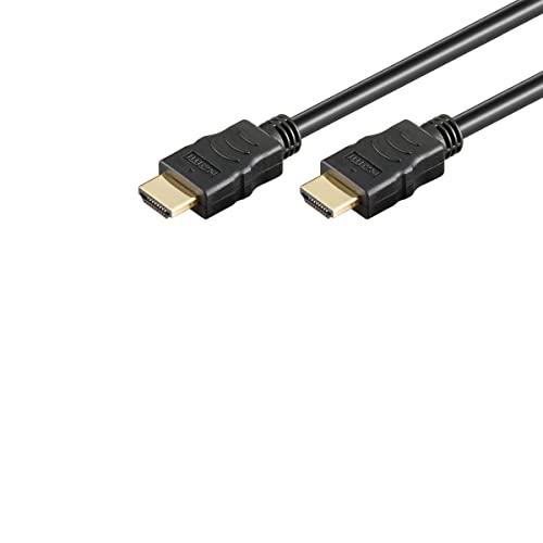 Goobay Male to Male HDMI Cable with Ethernet, 0.5 Meter