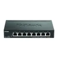 D-Link 8-Port Gigabit Easy Smart Managed PoE Switch (DGS-1100-08PV2) - 8 PoE Ports, 64W Budget, VLAN, QoS, IGMP Snooping , Smart Network Ethernet Switch for High-Speed Connectivity
