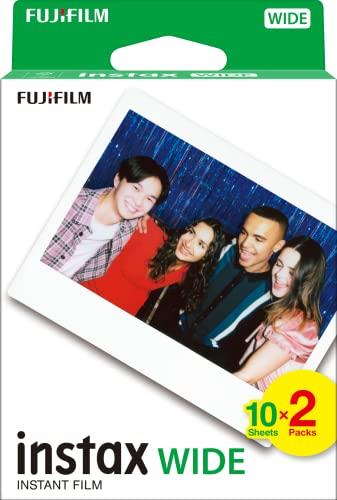 Instax Fujifilm Wide Film, White 20 Pack