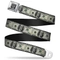 Buckle-Down Seatbelt Buckle Belt, 100 Dollar Bills, Youth, 20 to 36 Inches Length, 1.0 Inch Wide