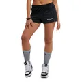 Champion Women's Shorts, Practice Shorts, Soft, Comfortable Practice Shorts for Women, 3.5", Black Small Script, Small