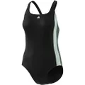 adidas Women's Colourblock One-Piece Swimsuit, Black, 4 Size