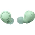 Sony WF-C700 Truly Wireless Noise Cancelling Headphones, Sage Green