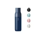 LARQ Bottle Twist Top - Vacuum Insulated Stainless Steel Water Bottle with Award-Winning Design, Thermos Bottle (500ml, Monaco Blue)