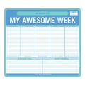Knock Knock My Awesome Week Paper Mouse Pad, Weekly Calendar Pad & Daily to Do List Pad, 9.5 x 8-Inches