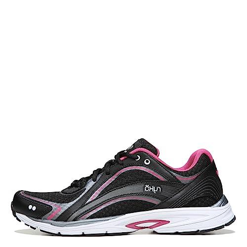Ryka Women's Sky Walking Shoe, Black/Pink, 10 US